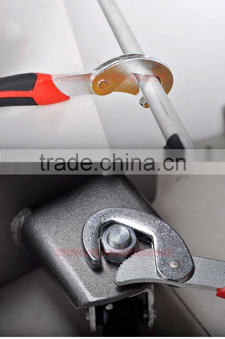 2pcs Adjustable Quick Snap and Grip Wrench Universal Wrench Set