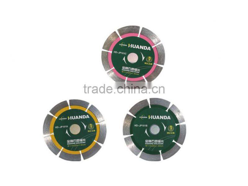 Industrial dry circular diamond cutting saw blade