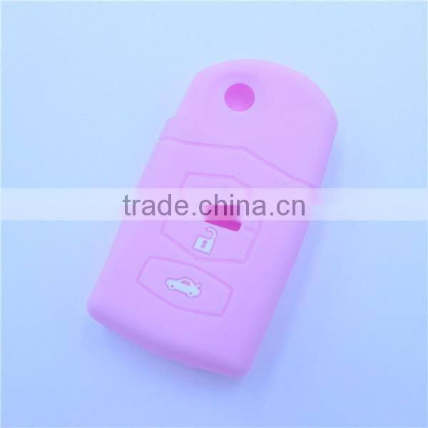 NEW SILICONE HOT BRIGHT CAR KEY COVER CASE FOR MAZDA MPS CX7 CX9