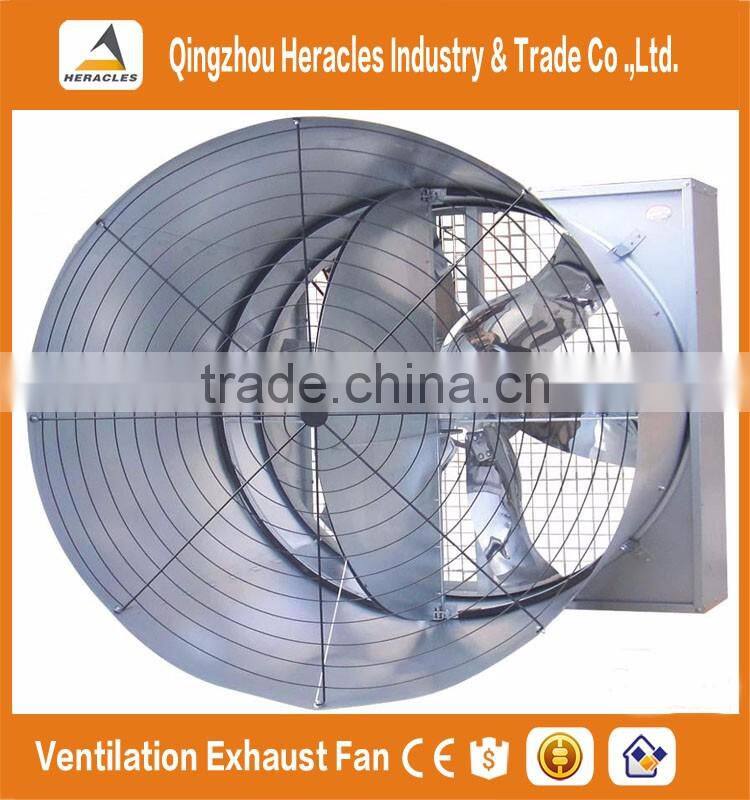 Heracles trade assurance greenhouse poultry house used 3 phase thermostat controlled exhaust fan of butterfly cone fan