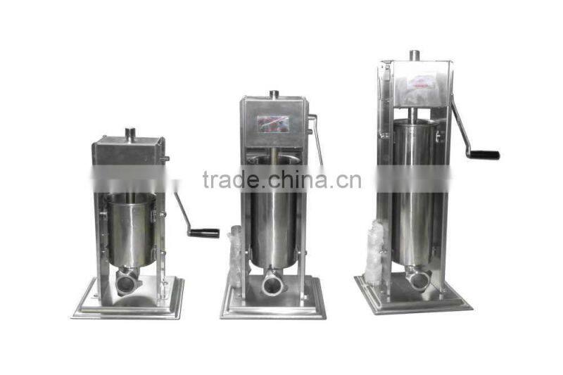 stainless steel vertical commercial 3L Manual Sausage Stuffer
