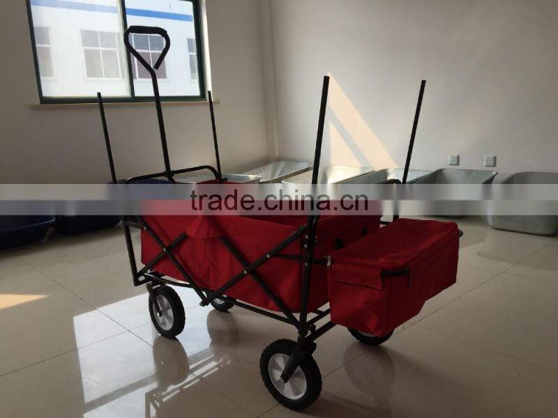 150kg platform hand truck ,plastic warehouse dolly cart