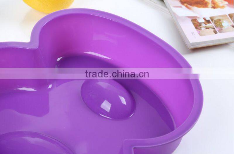 Lovely birthday number eight shape silicone cupcake mold,cake pan,bakeware cake mold