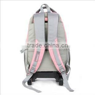 Large capacity trolley bag for middle school students with polyester