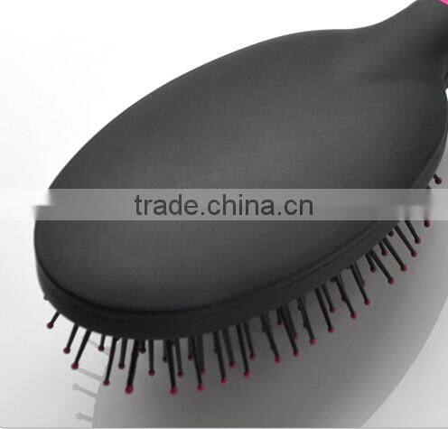 2017 Wholesale brush evelution LCD plastic hair straightener comb