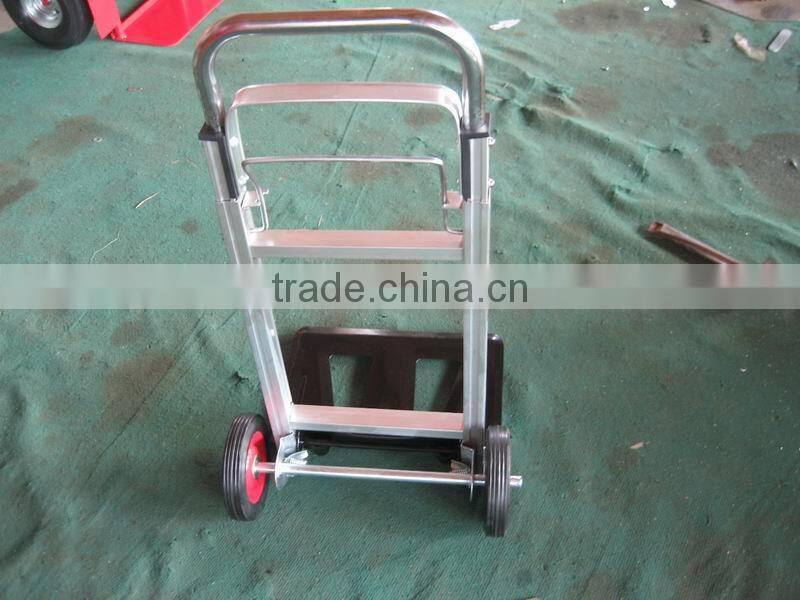 China industrial folding aluminium 90KG hand trolleyHT1105