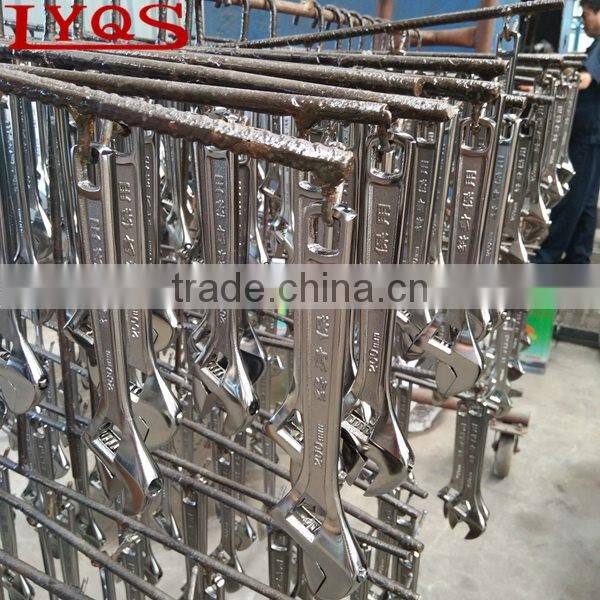 Carbon steel adjustable wrench 12" PVC handle wrench