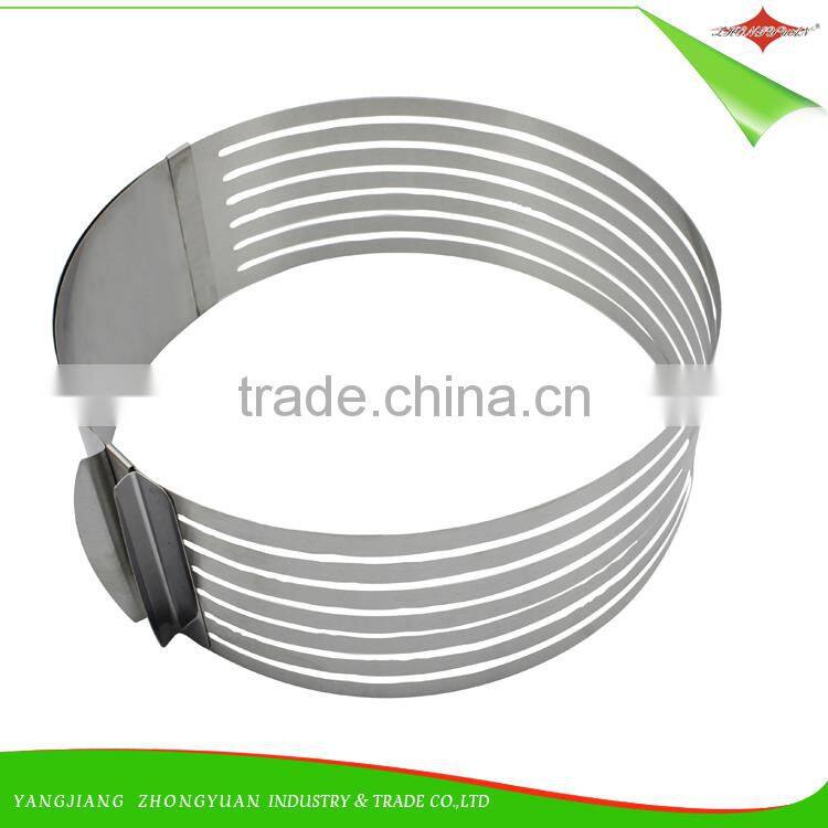 ZY-F1395 popular stainless steel cake layer cake ring cake slicer