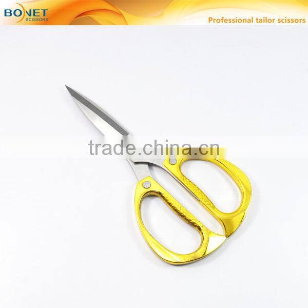 S11004 FDA qualified 5" heavy-duty gold plated ribbon cutting scissors