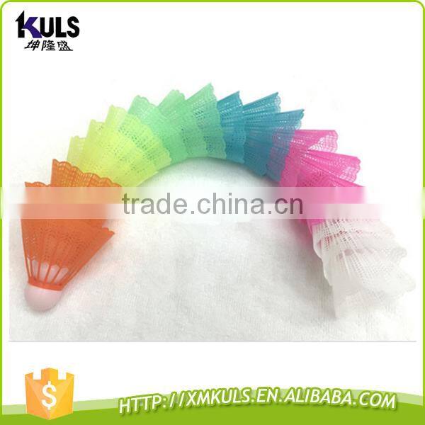 Colorful plastic children's toys badminton shuttlecock
