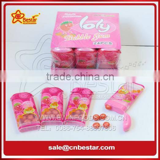 Jelly Bubble Gum Ball With Sour Powder