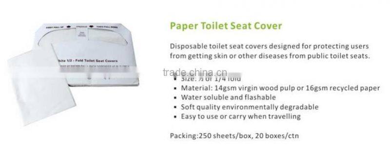 New mother disposable hygienic flushable tissue paper toilet seat covers