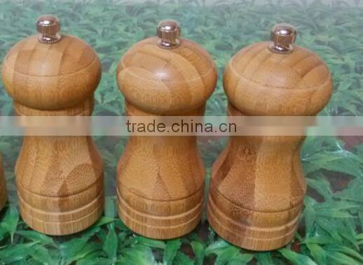 wholesale bamboo salt grinders