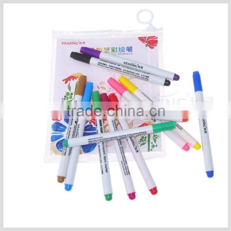 Factory wholesale Apron marker in permanent non washable ink 12pcs per poly bag #FM112