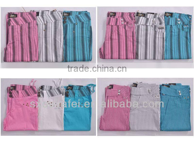 ladies casual clothes 2014 summer woman trousers cargo trousers
