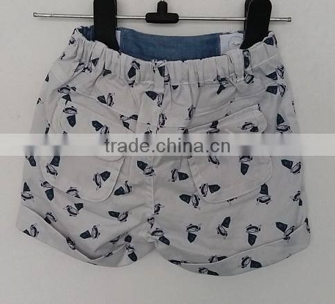 baby boys cute printed and embroidered shorts for summer