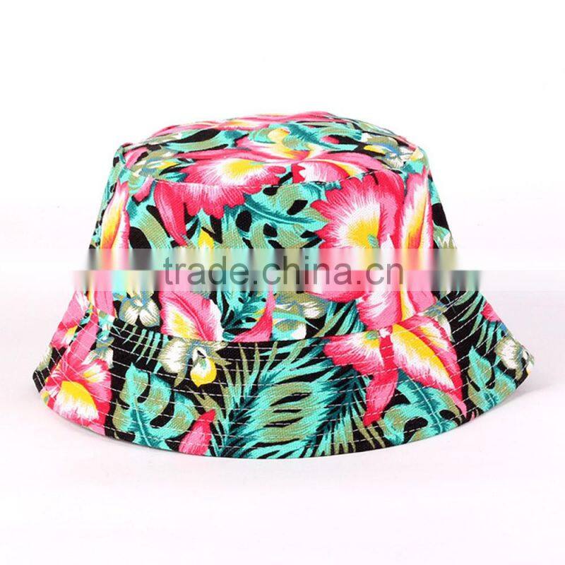 2016 burst models Ms. Floral sun hat sun hat fisherman cap anti-UV basin cap cap multi-color spot