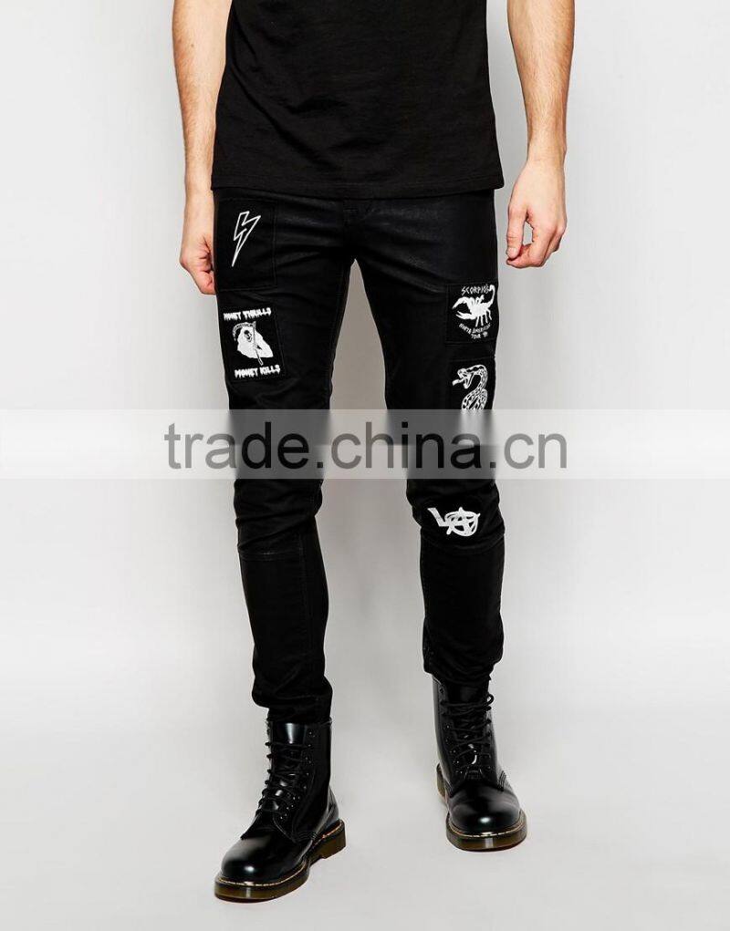 OEM factory wholesale men latest design jeans pants