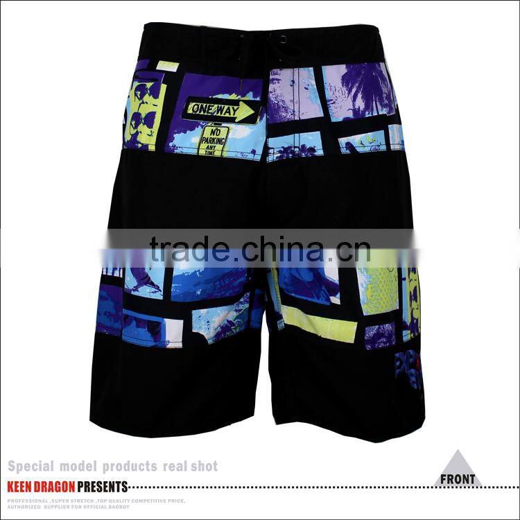 New fashion short 100% polyester printed board shorts