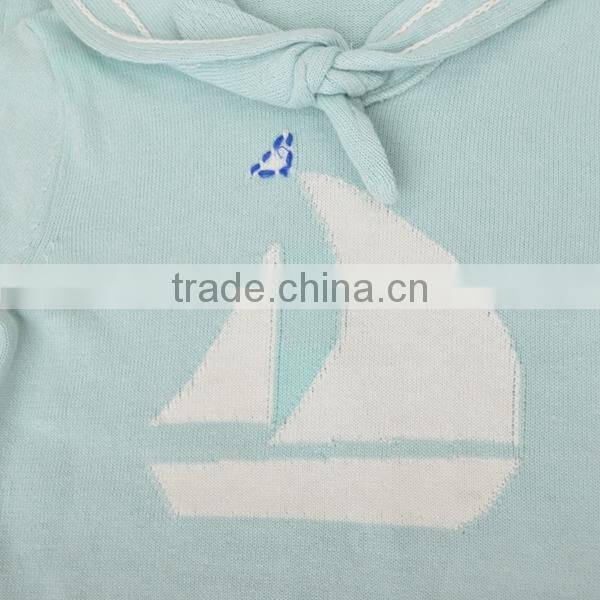Sailor style baby boy pullover sweater designs