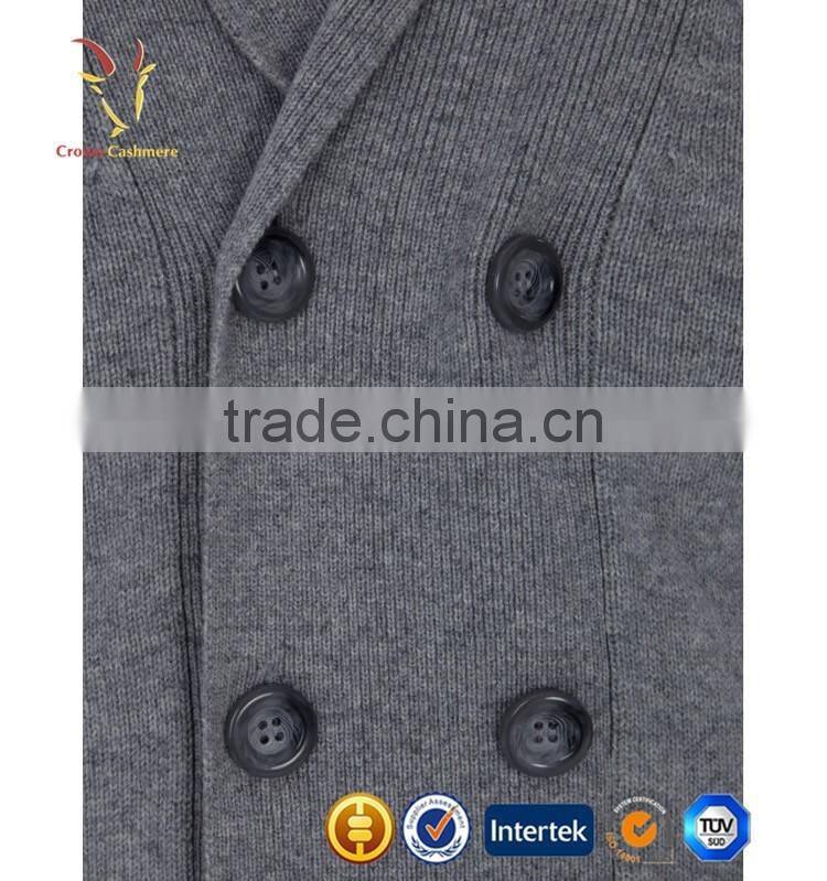 Luxury Mens Cashmere Sweater Cardigans with Buttons