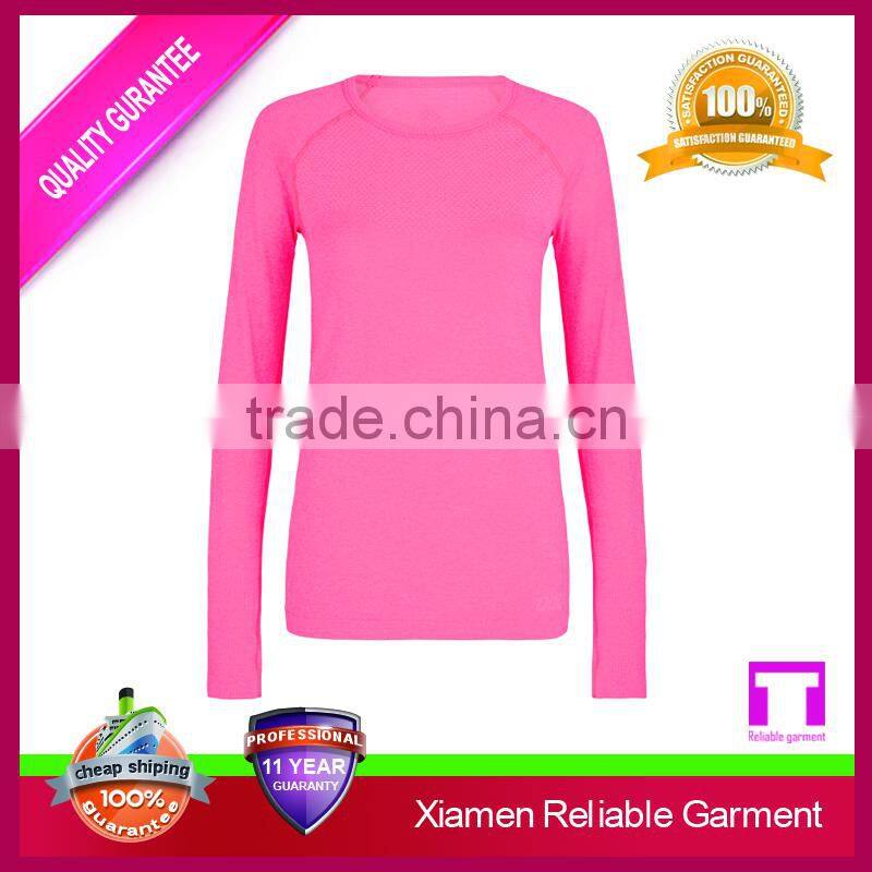 Sports long sleeve cheap dry fit t-shirt