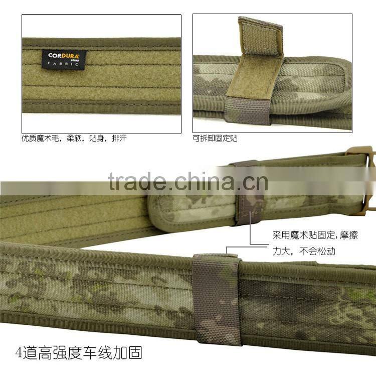 Strong nylon webbing and durable buckle military leather belt