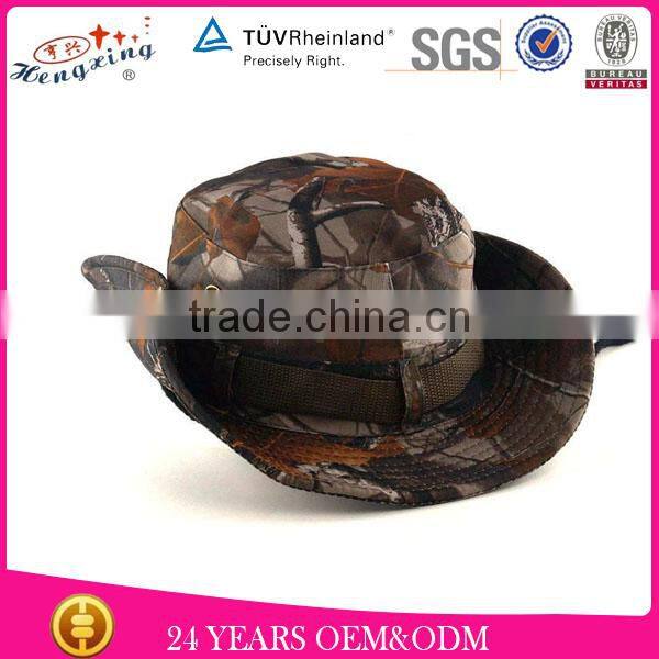 Fisherman camo unisex marijuana bucket hat