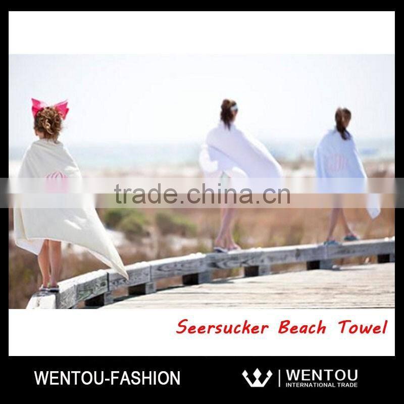 Personalized Seersucker Children Pool Towel