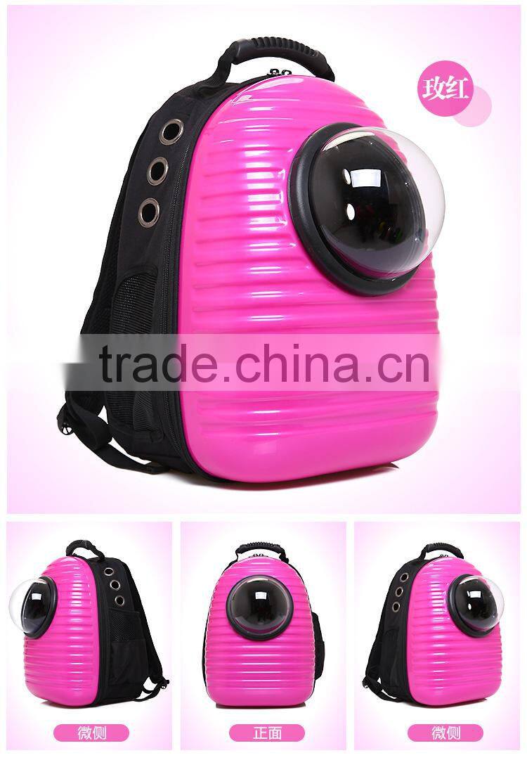 cat carrying bag differnet type with logo color printing pet backpack bag