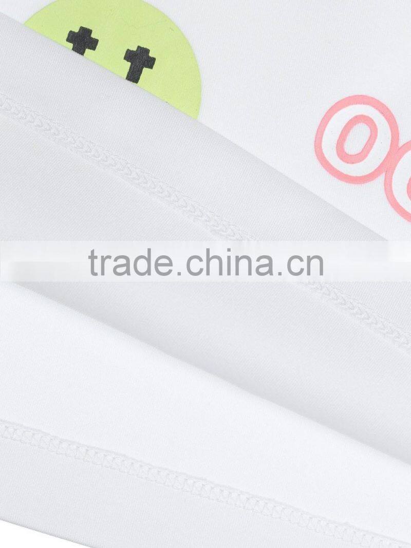 Women's Cartoon Screen Printing Cute Sleeveless O-neck 100% Cotton Loose Tank Tops