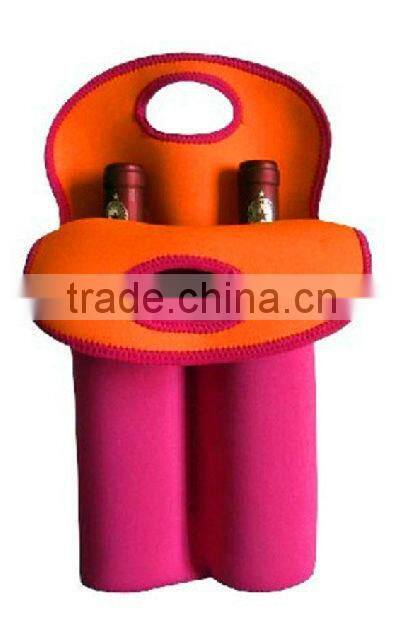 GR-B0197 handle wine bottle holder made of neoprene