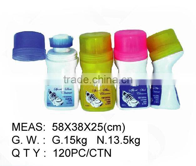 Black color waxed high-gloss 75ml liquid shoe polish