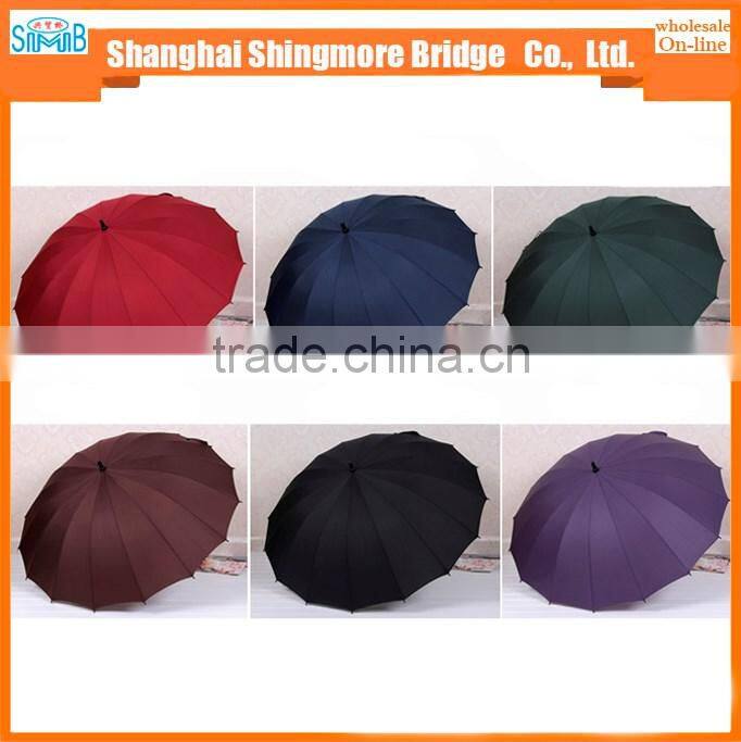 china cheap sales good quality plastic automatic straight umbrella for rain