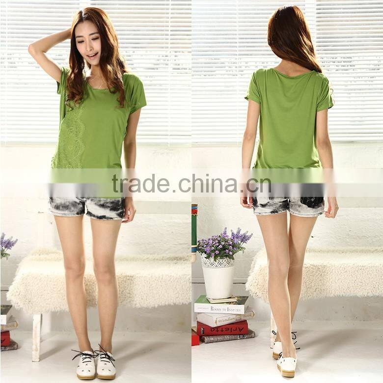 Best selling casual short sleeve fashion breastfeeding cloth for pregnant women supplier affordable maternity wear