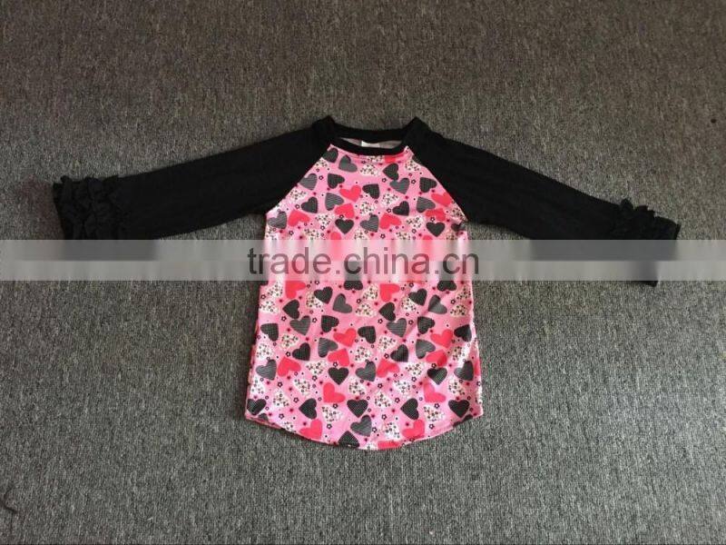 Valentine's Day boutique girl clothing girls valentine heart raglan mommy and me raglan shirts