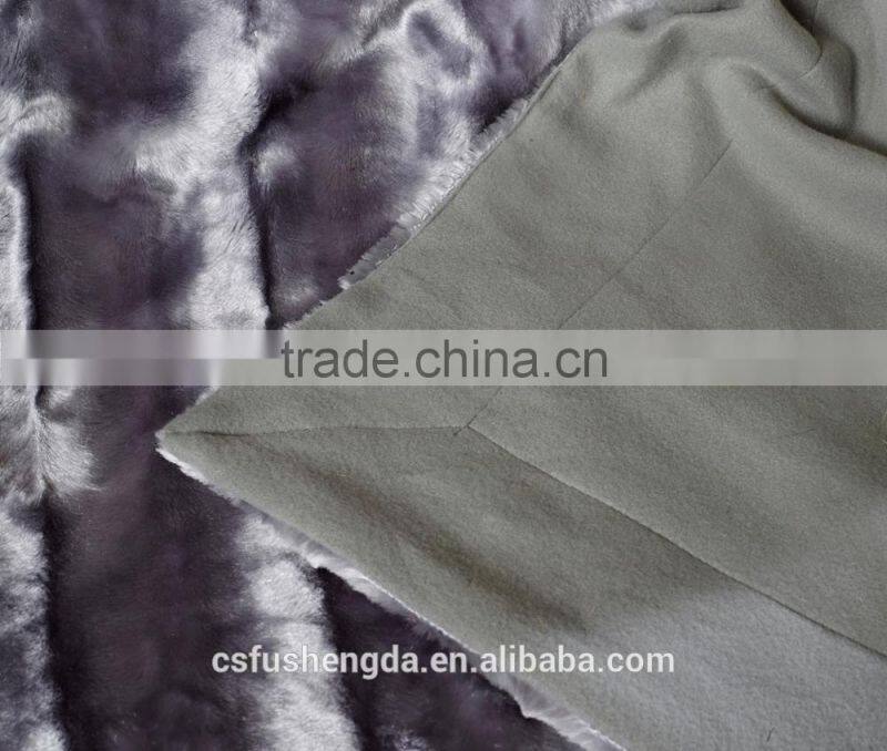 plush mink fur plaid throw usa supermarket