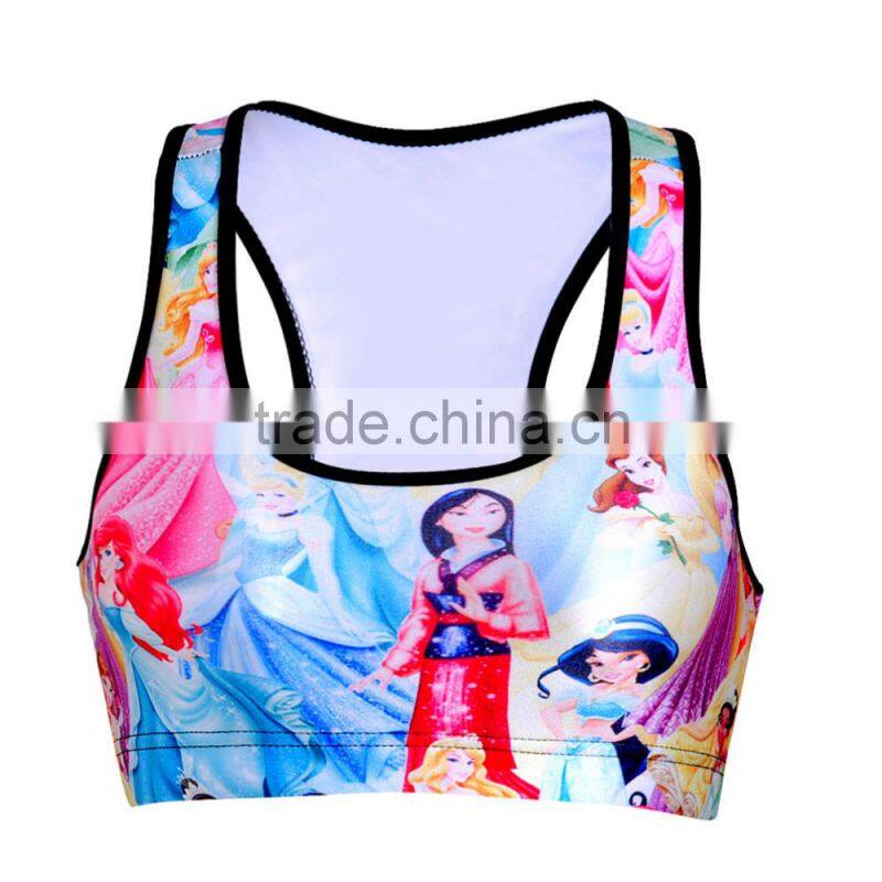 2015 Oeko Comfortable Quick Dry Breathable for women fitness wear Lady's Sports Bra S131-52