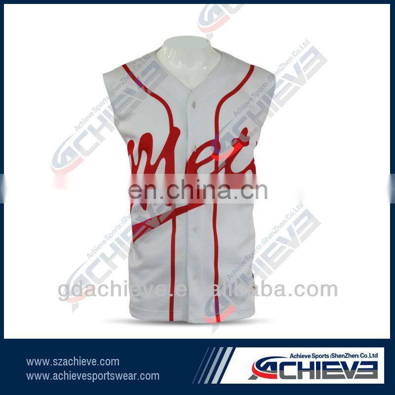 wholesale custom baseball uniform dye sublimation jersey