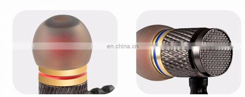 New design high bass durable crystal cable Mobile phone headset for iphone samsung