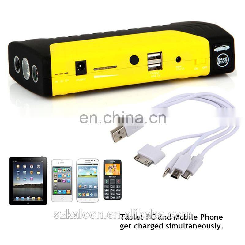 12V 16800MAH doube USB output car engine start power bank