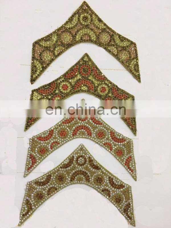 Fashion women shoe upper decorative hot fix rhinestone