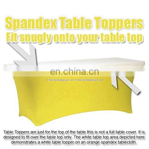 stretch spandex cocktail Table lip,table cover topper