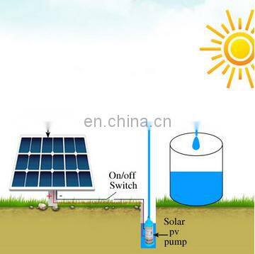 deep well dc brushless solar water pump