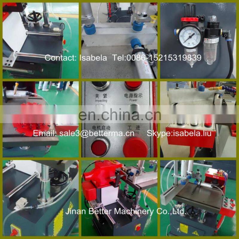 Better Aluminum doors windows manufacturing machine for mullion end milling