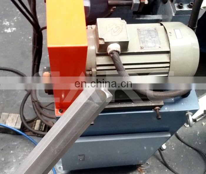 Single head round bar beveling machine/metal pipe and bar chamfering machine/pipe beveling equipment