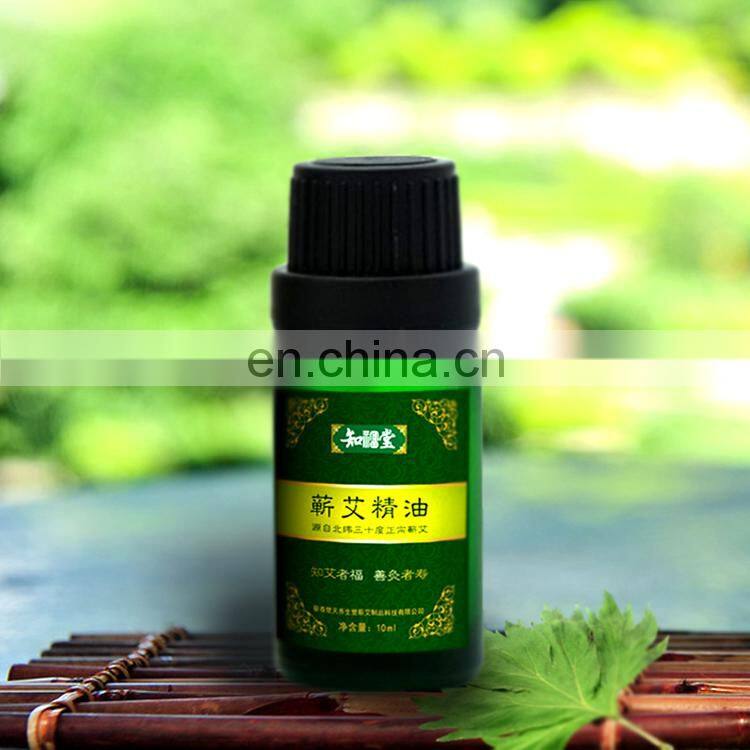Professional Manufacturer of Authentic moxa extract Moxibustion Essential Oil Pure wormwood oil with high quality