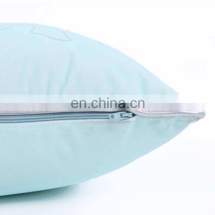 Cute funny 18*18 inch French bulldog gift Ideas household pillowcase zippered velvet pillow /cushion