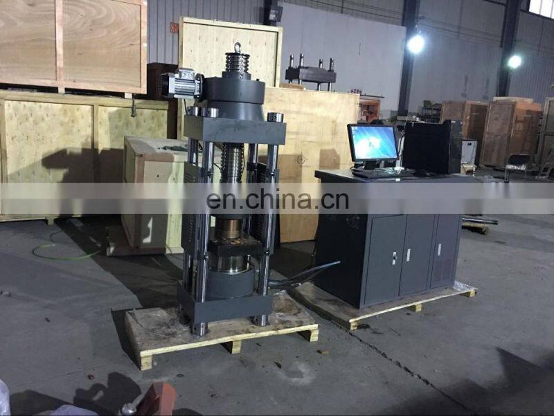 YAW-2000D cube compressive strength testing machine for cement and concrete