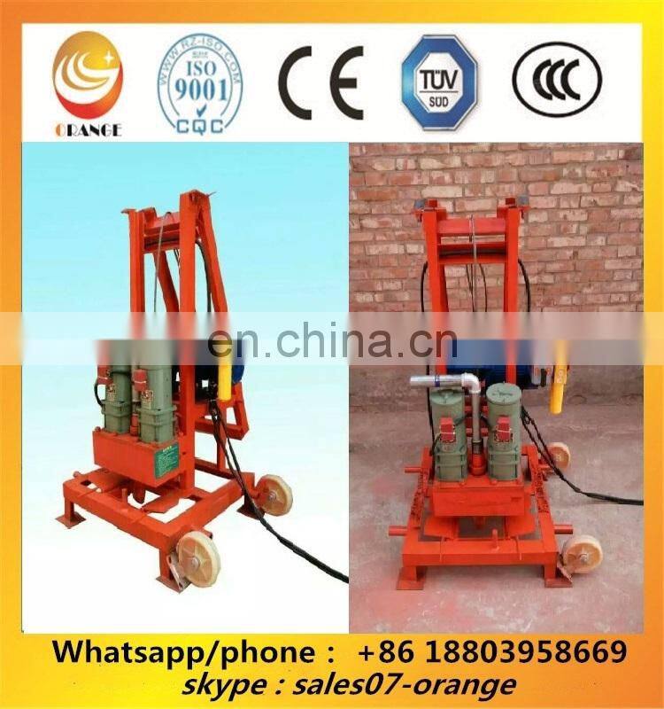 Good service electric mounted small water well rotary drilling machine for sale in India